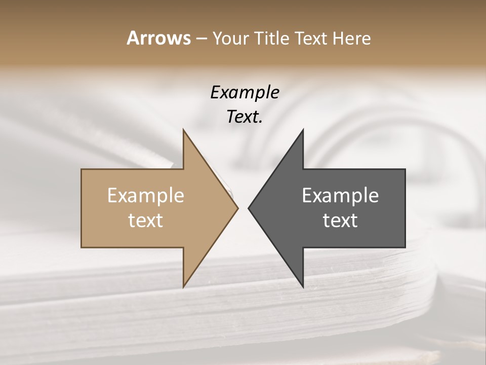 Spiral Notebook Sheet Book PowerPoint Template