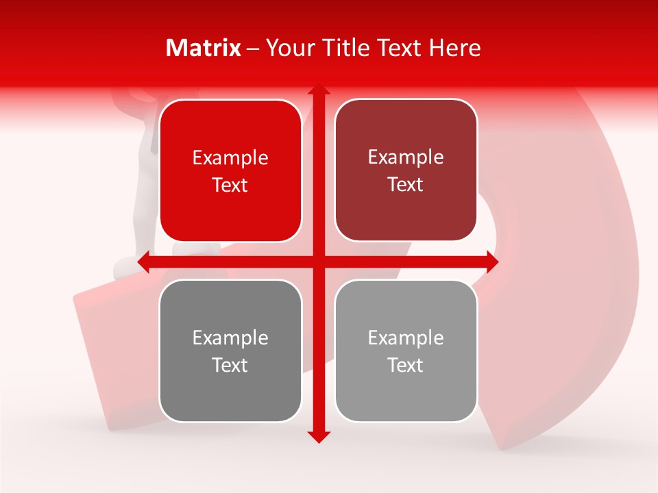 Sign Puppet Decision PowerPoint Template