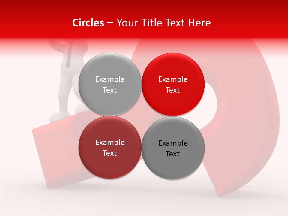 Sign Puppet Decision PowerPoint Template