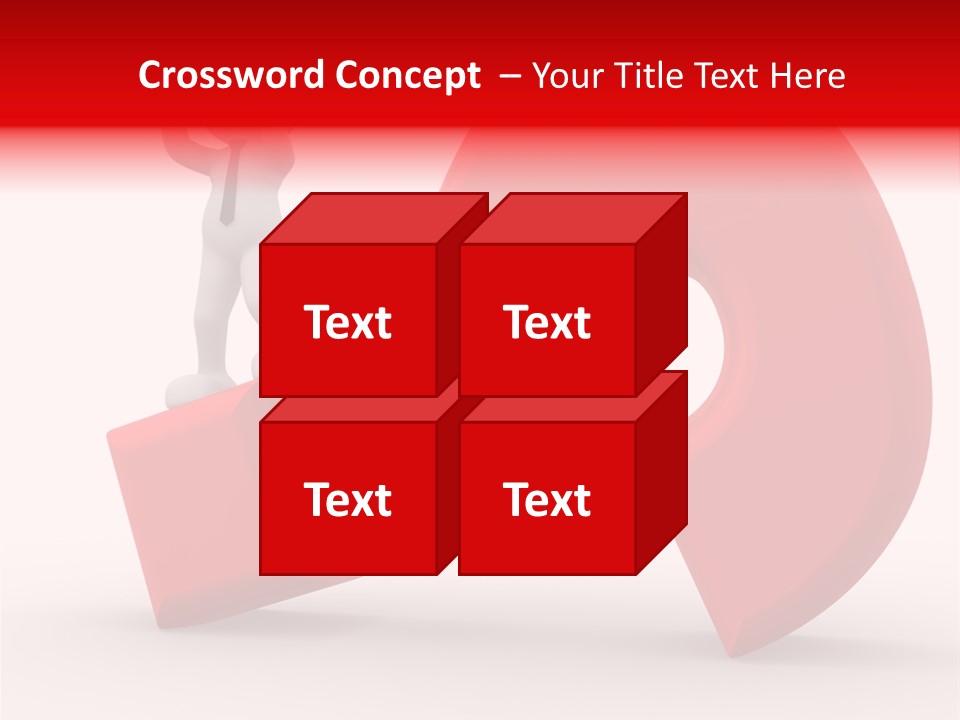 Sign Puppet Decision PowerPoint Template