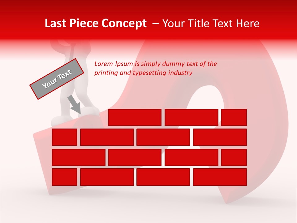 Sign Puppet Decision PowerPoint Template