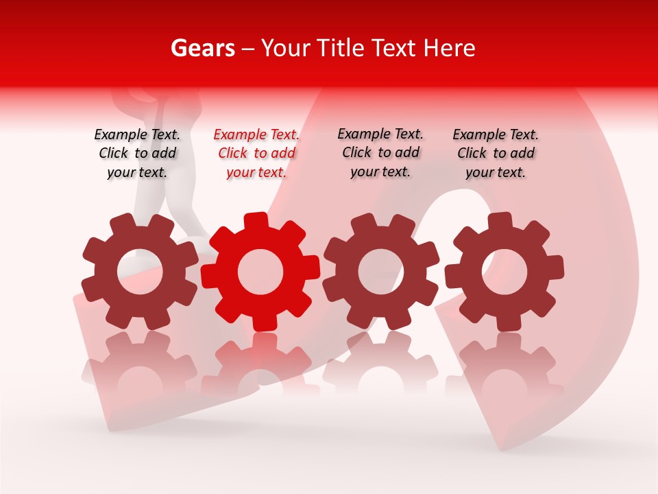 Sign Puppet Decision PowerPoint Template