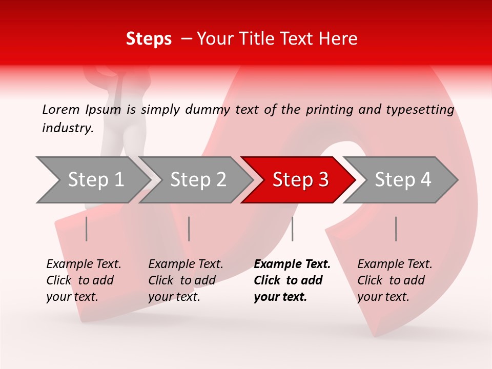 Sign Puppet Decision PowerPoint Template