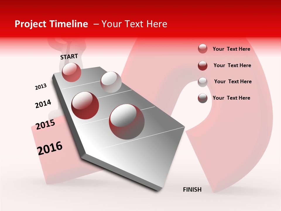 Sign Puppet Decision PowerPoint Template