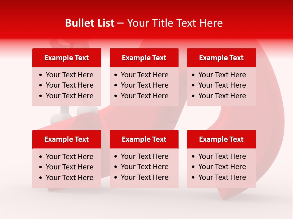 Sign Puppet Decision PowerPoint Template