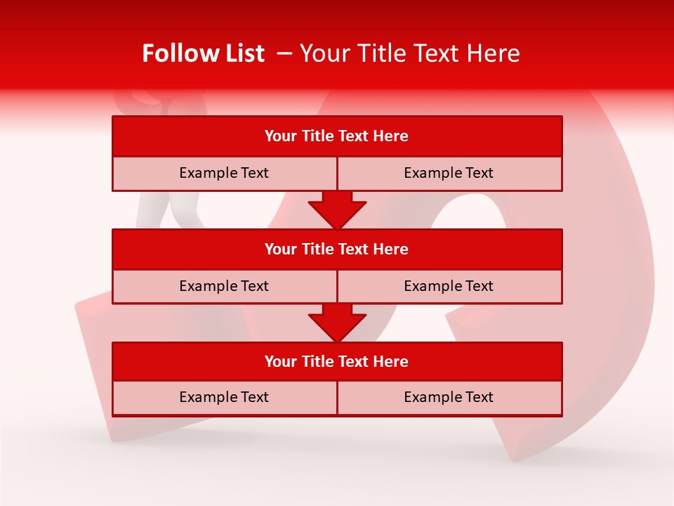 Sign Puppet Decision PowerPoint Template