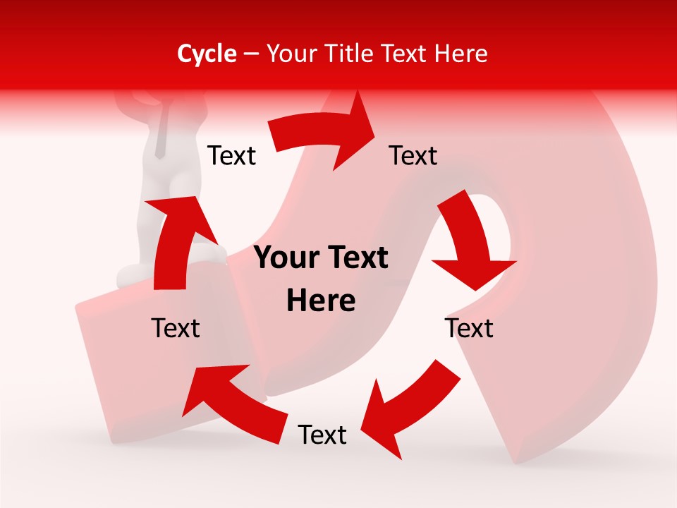Sign Puppet Decision PowerPoint Template