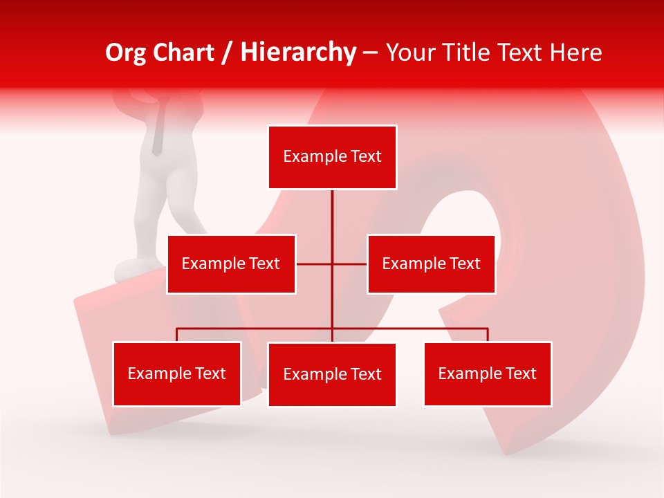 Sign Puppet Decision PowerPoint Template