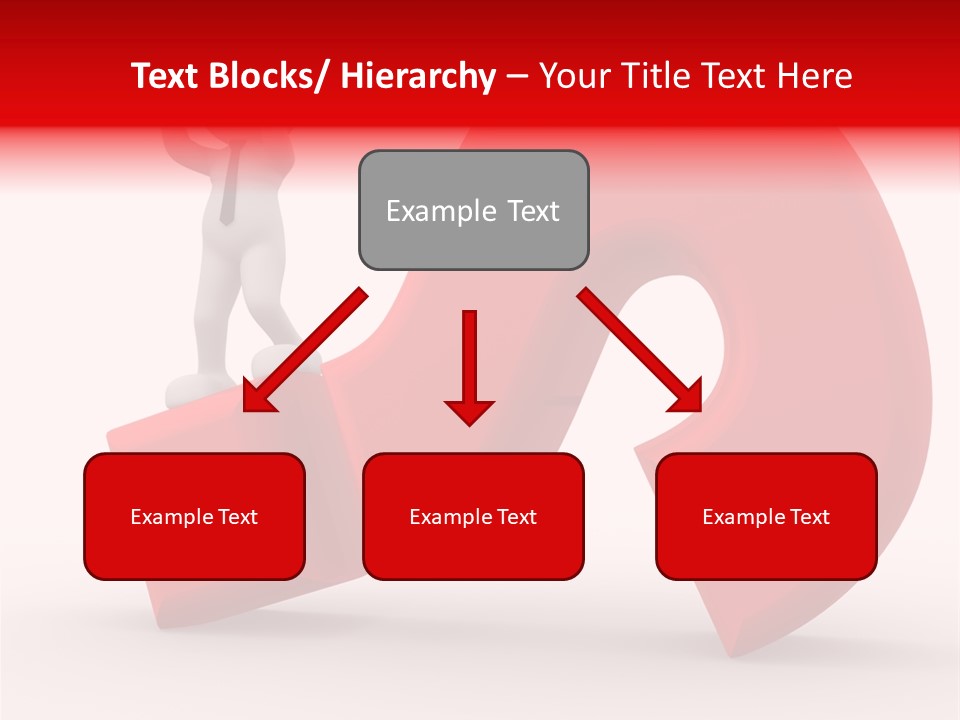 Sign Puppet Decision PowerPoint Template