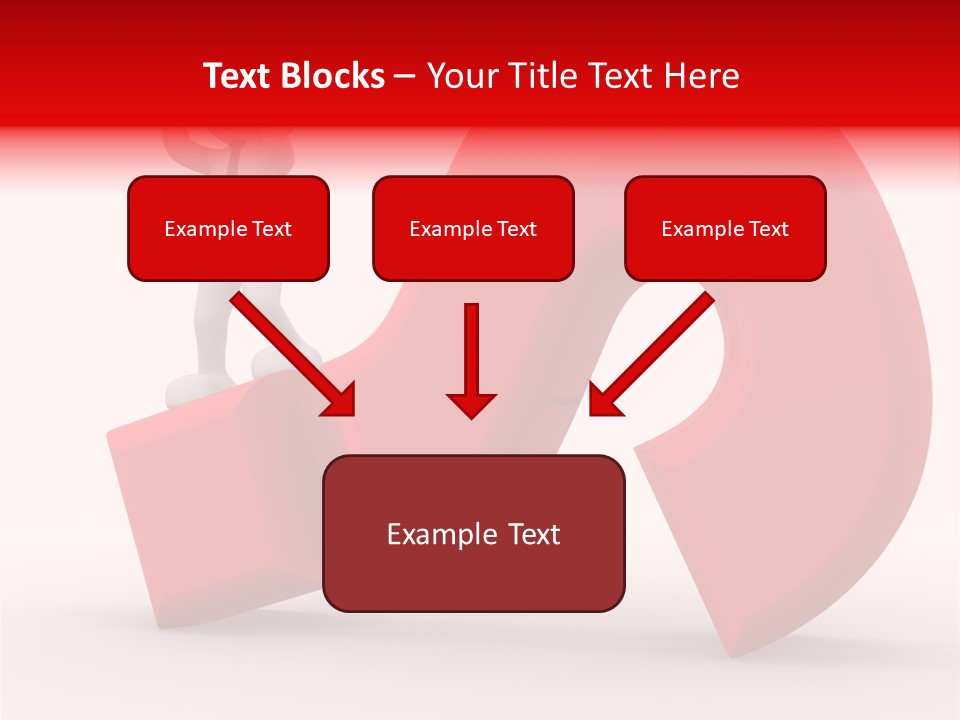 Sign Puppet Decision PowerPoint Template
