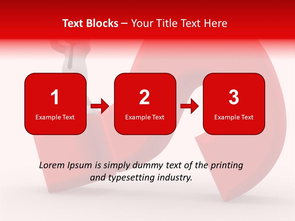 Sign Puppet Decision PowerPoint Template