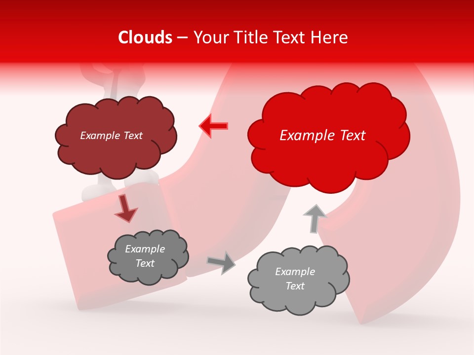 Sign Puppet Decision PowerPoint Template