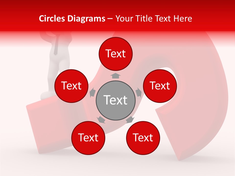 Sign Puppet Decision PowerPoint Template