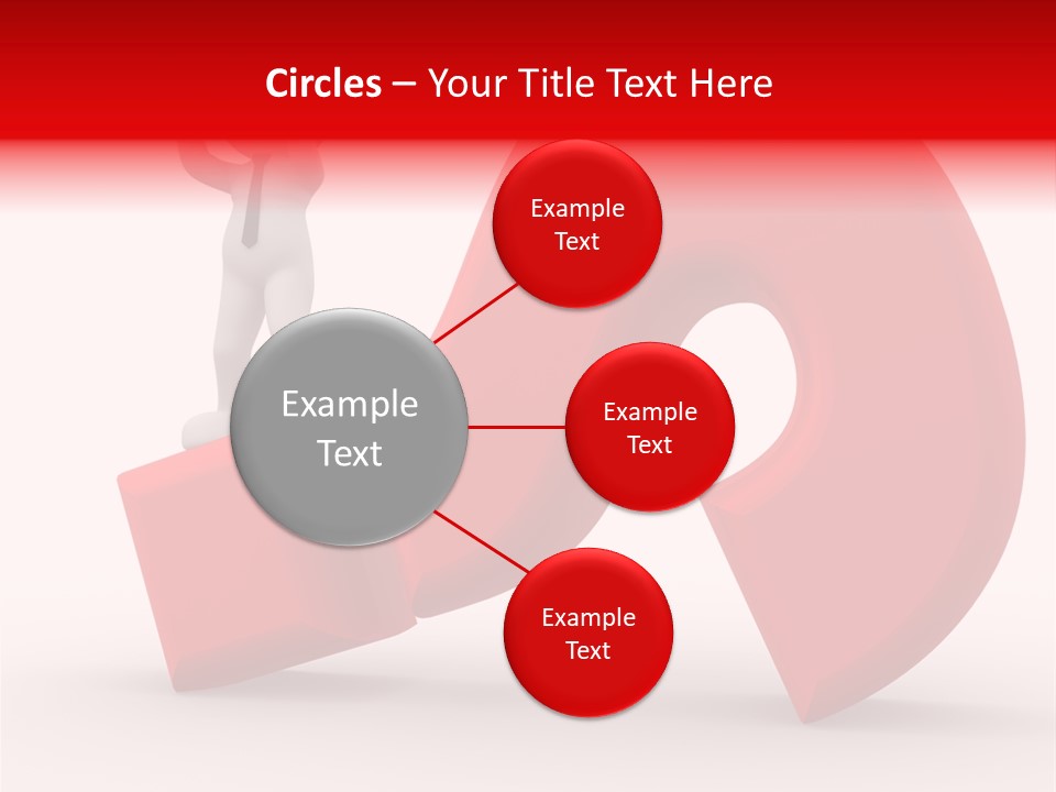 Sign Puppet Decision PowerPoint Template
