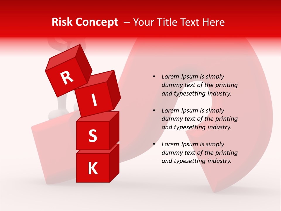 Sign Puppet Decision PowerPoint Template
