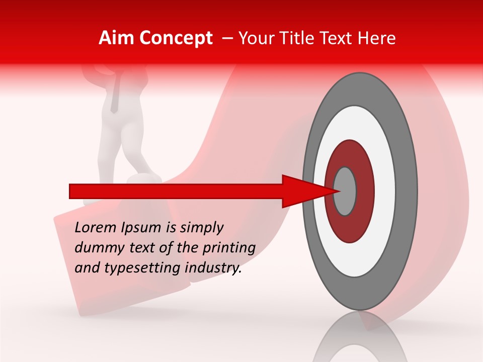 Sign Puppet Decision PowerPoint Template