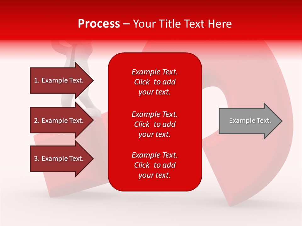 Sign Puppet Decision PowerPoint Template