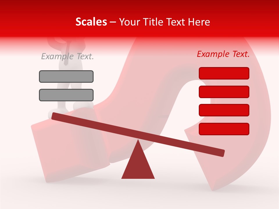 Sign Puppet Decision PowerPoint Template