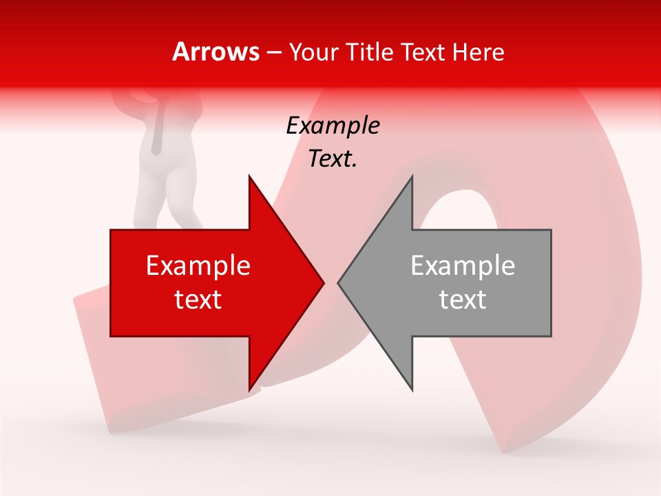 Sign Puppet Decision PowerPoint Template