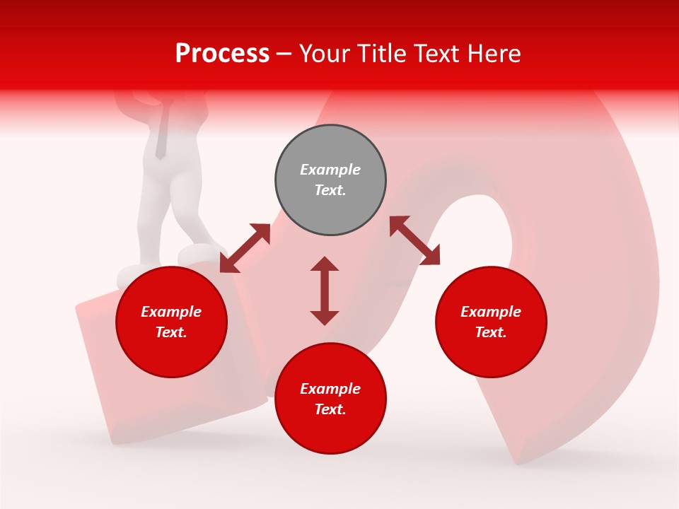 Sign Puppet Decision PowerPoint Template