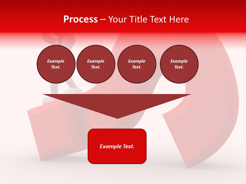 Sign Puppet Decision PowerPoint Template