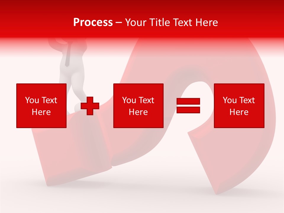 Sign Puppet Decision PowerPoint Template