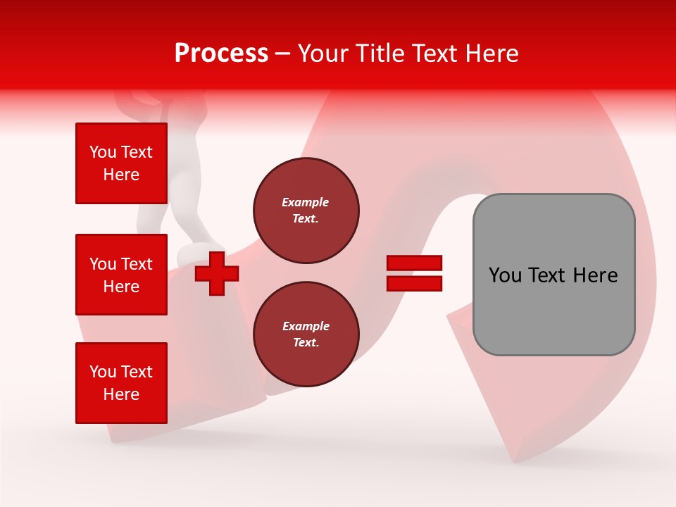Sign Puppet Decision PowerPoint Template