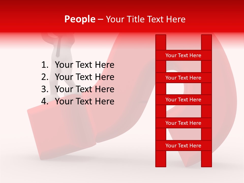 Sign Puppet Decision PowerPoint Template