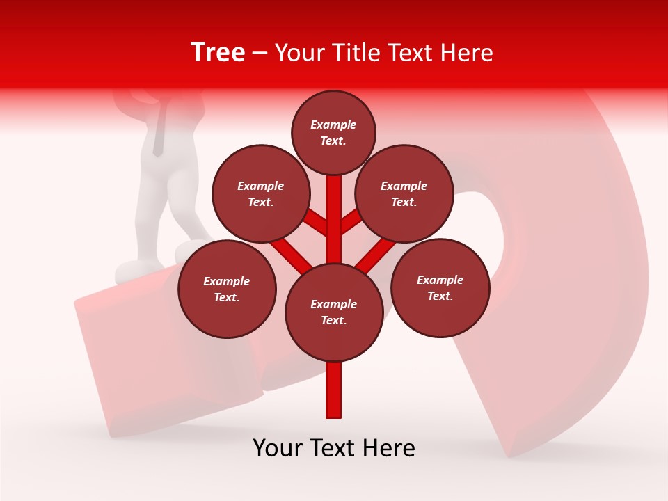 Sign Puppet Decision PowerPoint Template