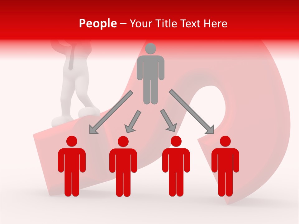 Sign Puppet Decision PowerPoint Template