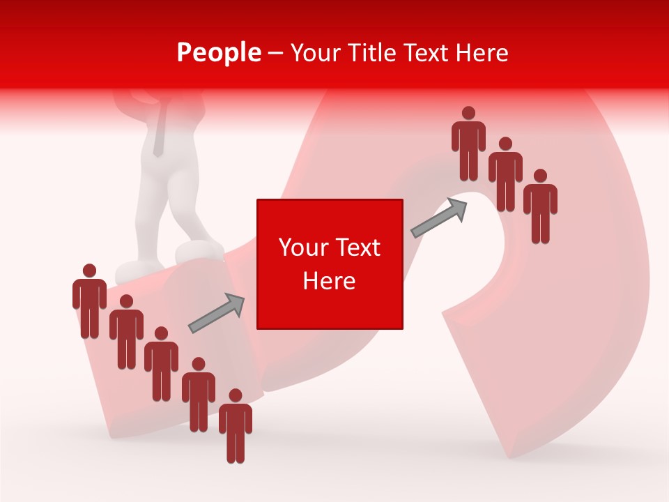 Sign Puppet Decision PowerPoint Template