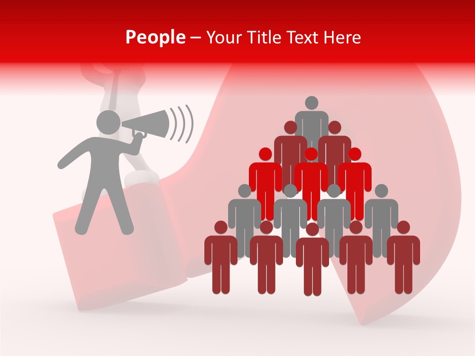 Sign Puppet Decision PowerPoint Template