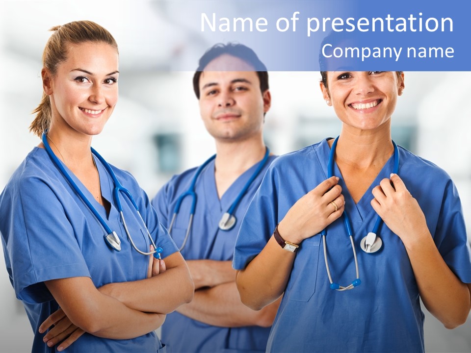 Oncologist Care Smile PowerPoint Template