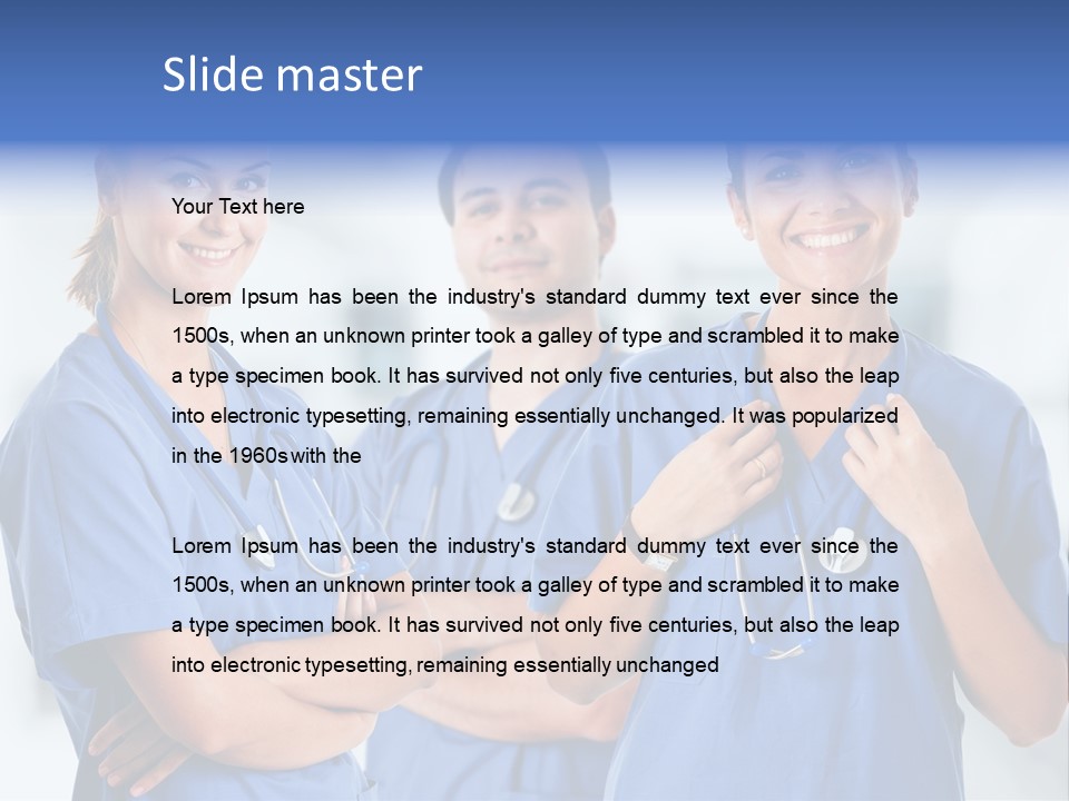 Oncologist Care Smile PowerPoint Template