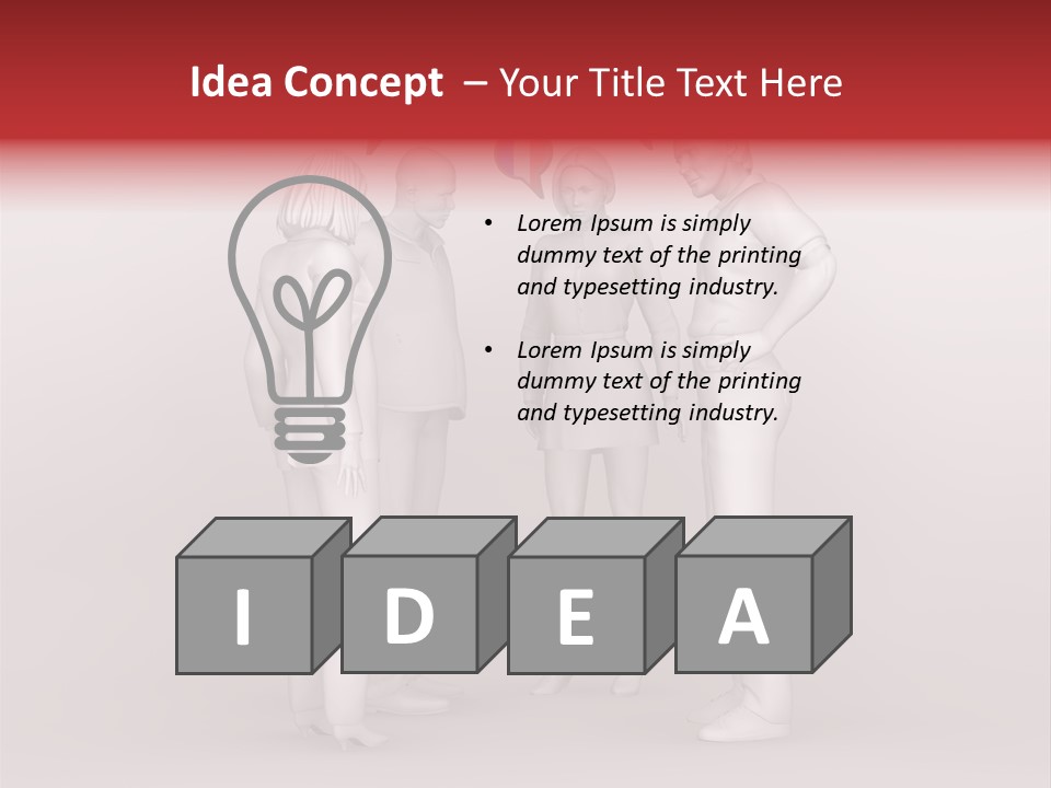 Group Learning Ideas PowerPoint Template