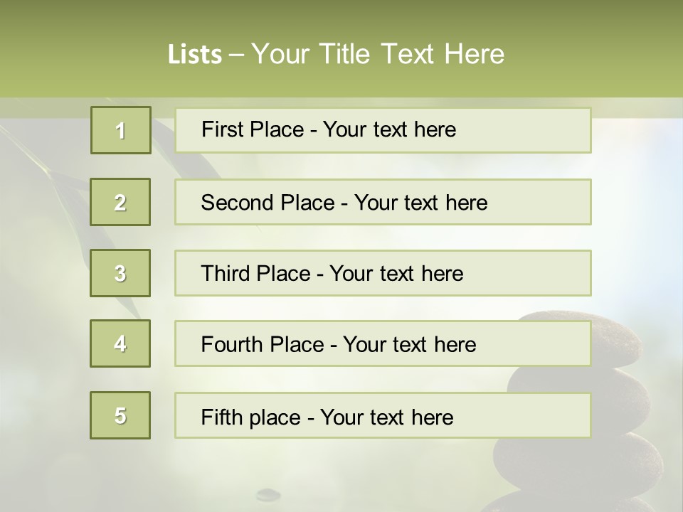 Outdoors Art Foliage PowerPoint Template