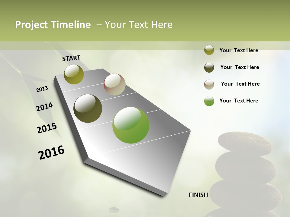 Outdoors Art Foliage PowerPoint Template