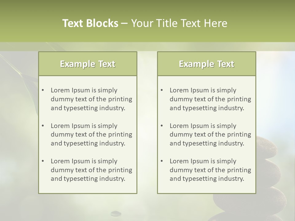 Outdoors Art Foliage PowerPoint Template