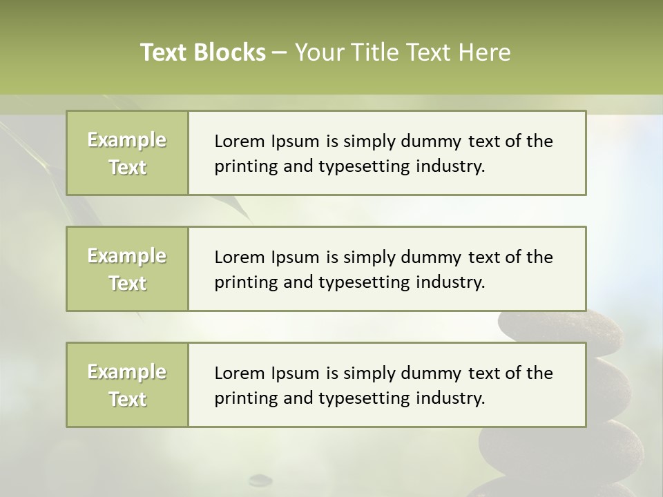 Outdoors Art Foliage PowerPoint Template