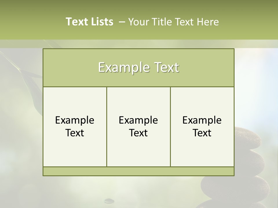 Outdoors Art Foliage PowerPoint Template