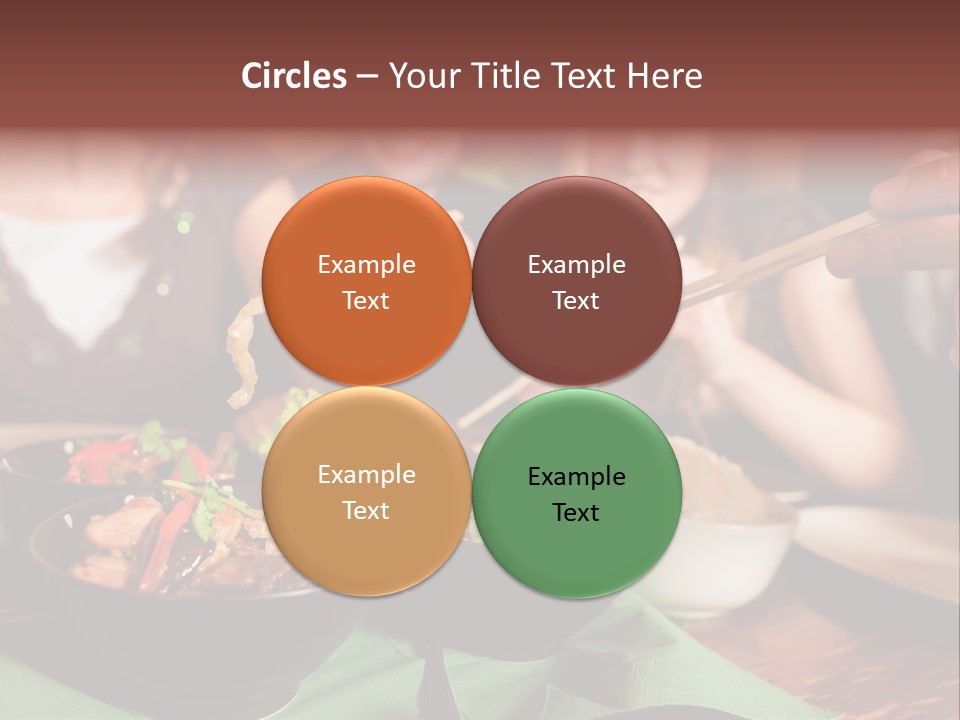 Lunch Dinner Joy PowerPoint Template