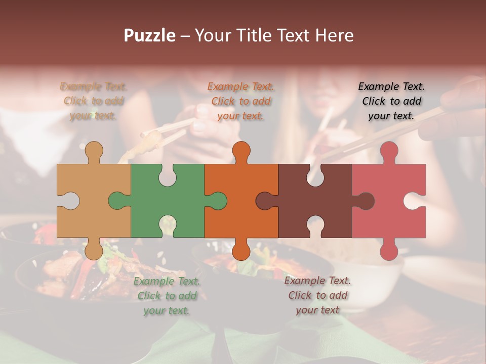 Lunch Dinner Joy PowerPoint Template