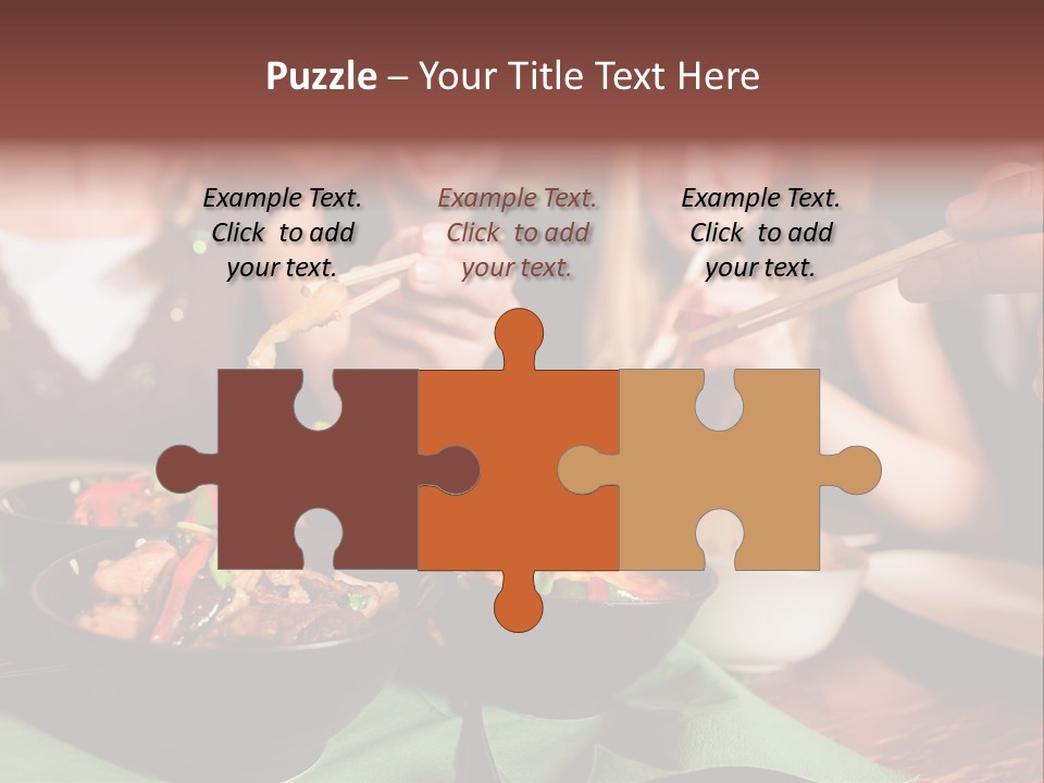 Lunch Dinner Joy PowerPoint Template