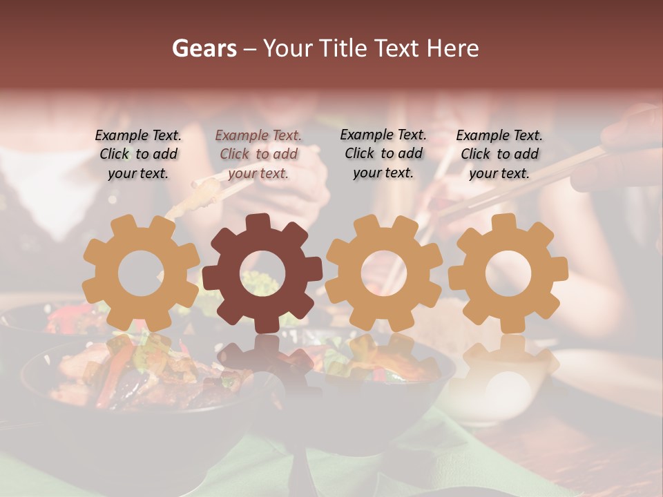 Lunch Dinner Joy PowerPoint Template