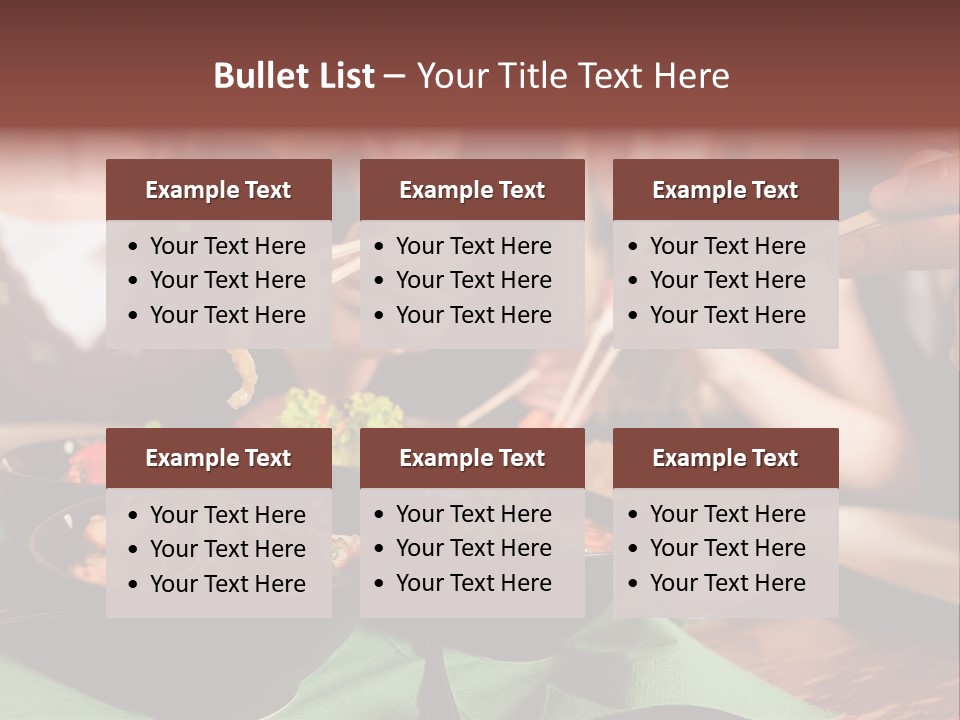 Lunch Dinner Joy PowerPoint Template