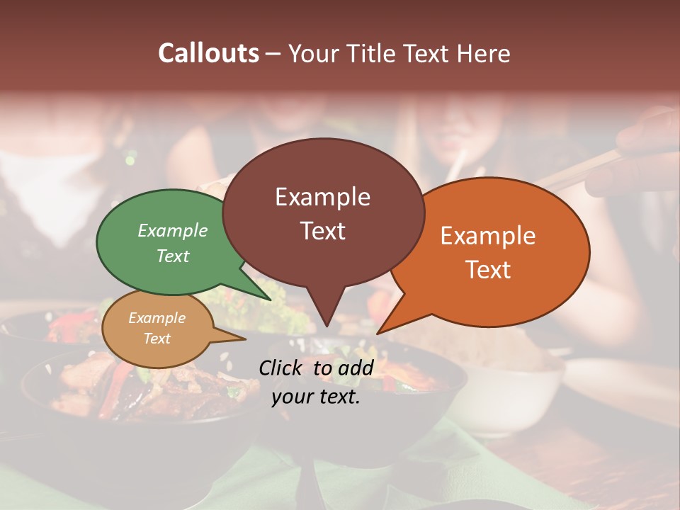 Lunch Dinner Joy PowerPoint Template