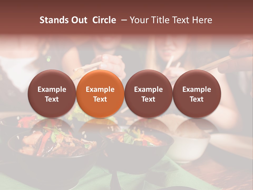 Lunch Dinner Joy PowerPoint Template