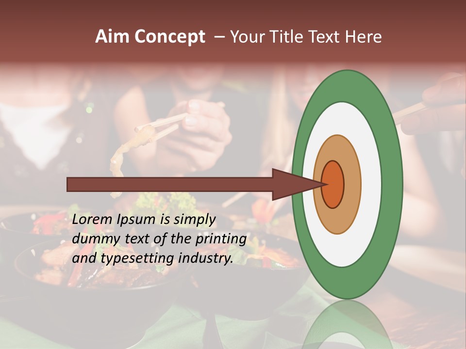 Lunch Dinner Joy PowerPoint Template