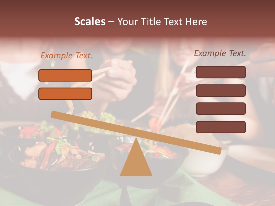 Lunch Dinner Joy PowerPoint Template