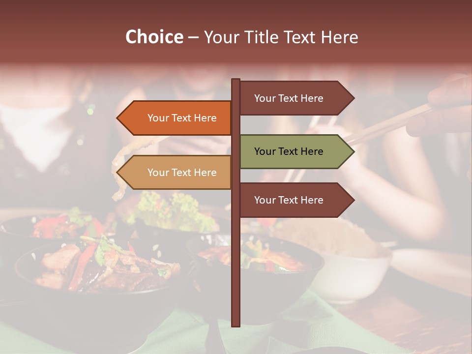 Lunch Dinner Joy PowerPoint Template